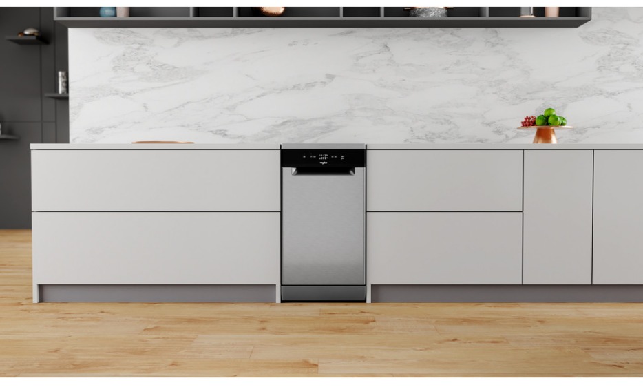 Whirlpool 45cm Slimline Dishwasher - Inox | WF9E2B19XUK - Image 4