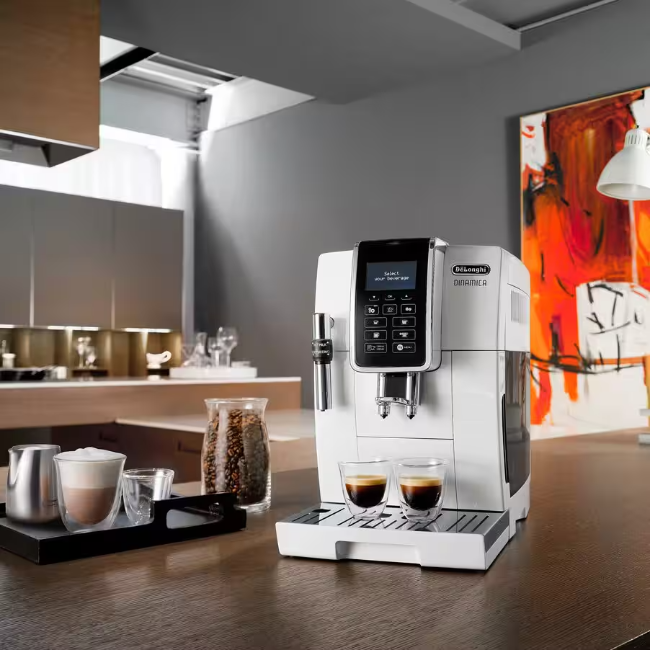 Delonghi Dinamica Coffee Machine - White | ECAM350.35.W - Image 2