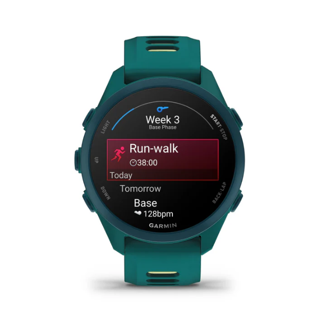 Garmin Forerunner 170 Music - Teal Green with Teal Green/Citron Band | 010-03920-12 - Image 8
