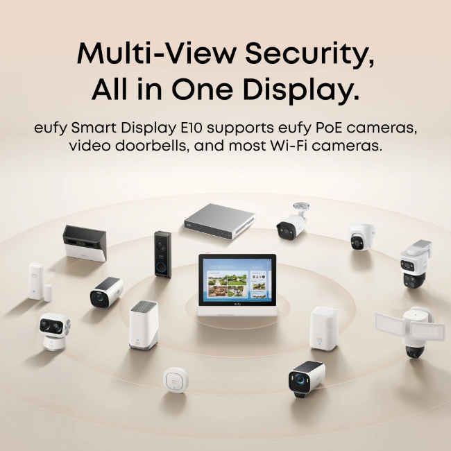 Eufy Smart Display E10 Hub - White | T87A02W1 - Image 7