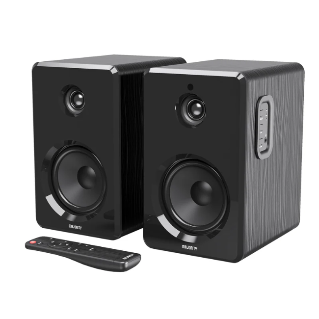 Majority Bookshelf Speakers D40 - Black | 1000000390 Majority Bookshelf Speakers D40 - Black | 1000000390
