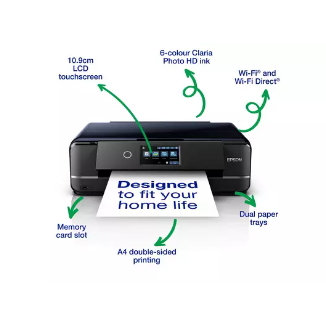 Epson Expression Photo A3 Multifunction Wireless Inkjet Printer - Black | XP970 - Image 3