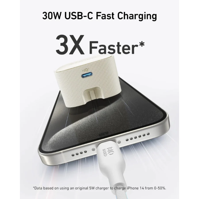 Anker Nano USB-C Wall Charger Plug 30W | White | A2337V21 - Image 2