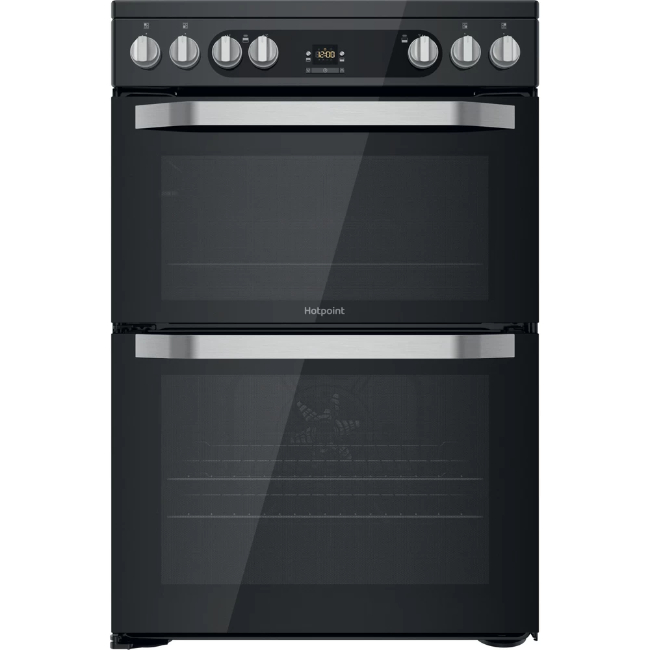 Hotpoint 60cm Cooker with Ceramic Hob - Black | HDM67V9HCB/U Hotpoint 60cm Cooker with Ceramic Hob - Black | HDM67V9HCB/U