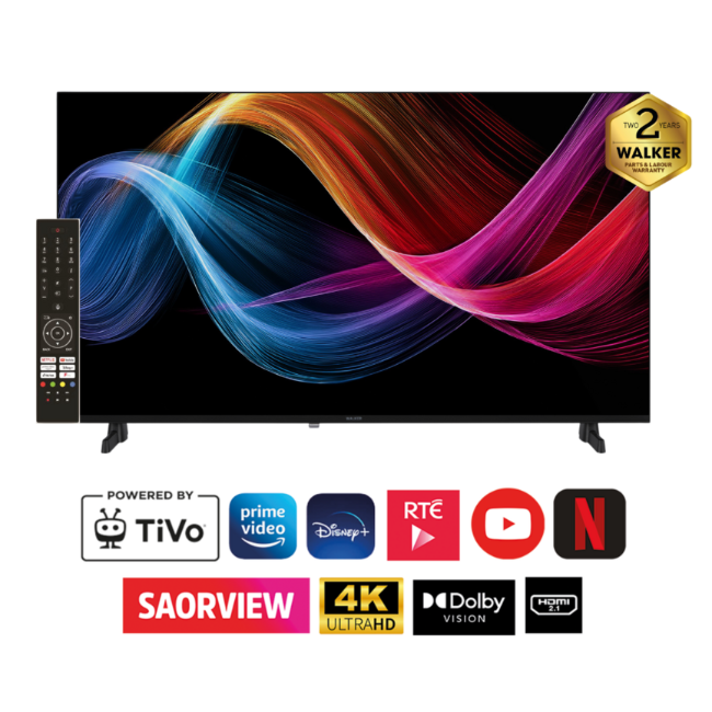 Walker 50" 4K Smart LED TV - Black | WP4K50261