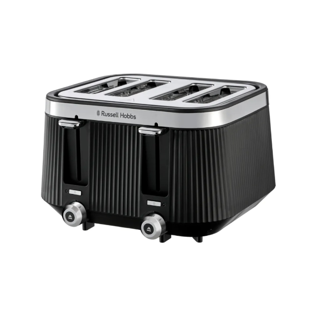 Russell Hobbs Bronte 4 Slice Toaster | Black | 26770 Russell Hobbs Bronte 4 Slice Toaster | Black | 26770