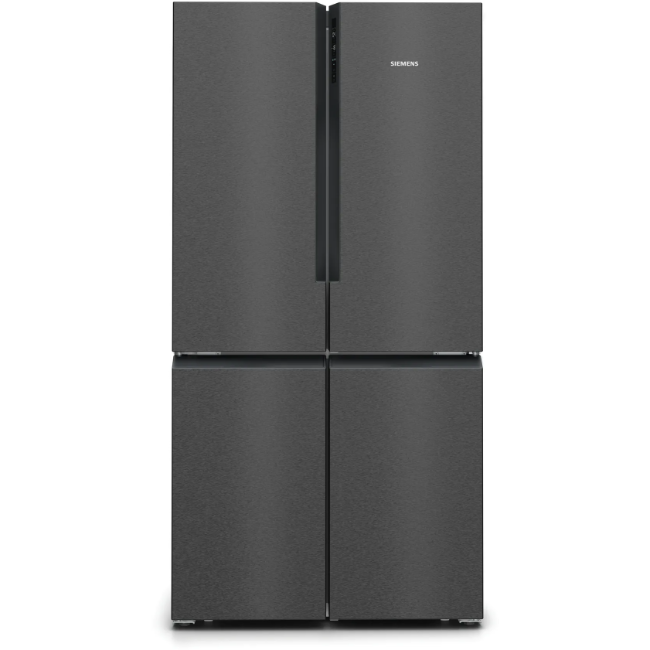 Siemens IQ300 French Door Fridge Freezer - Brushed Black Steel | KF96NAXEAG