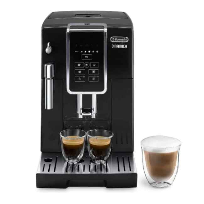 DeLonghi Dinamica Bean to Cup Coffee Machine - Black | ECAM350.15.B DeLonghi Dinamica Bean to Cup Coffee Machine - Black | ECAM350.15.B