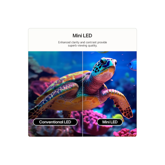 LG 65 inch QNED AI Mini LED QNED72 4K Smart TV - Black | 65QNED72B6B.AEI - Image 9