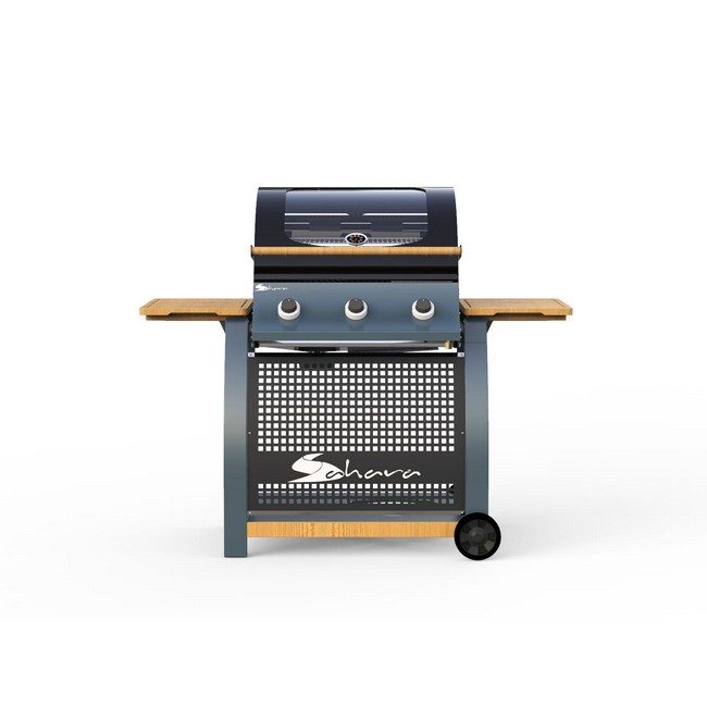 Sahara 3 Burner Oak Gas BBQ | 3BOAKRIR-ST Sahara 3 Burner Oak Gas BBQ | 3BOAKRIR-ST