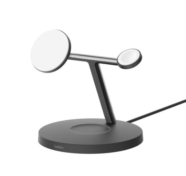 Belkin 3-In-1 Wireless Charging Stand Qi2 15W | WIZ032MYBK - Image 4
