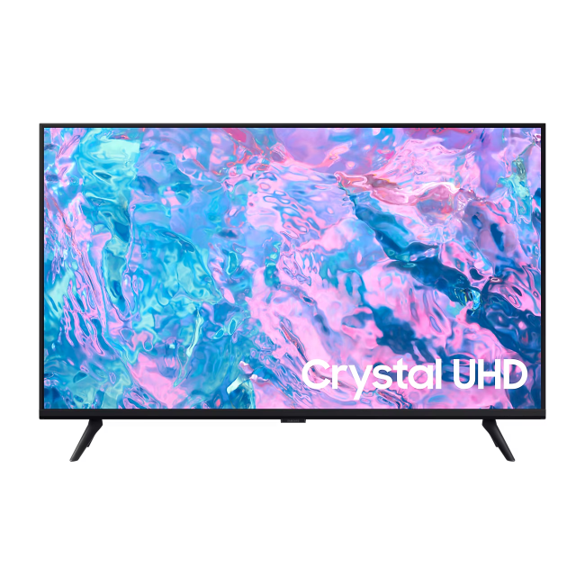 Samsung 43" Crystal UHD 4k HDR Smart TV - Black | UE43CU7020KXXU