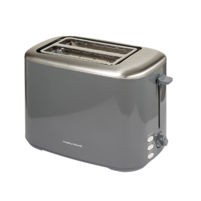 Morphy Richards Equip 2 Slice Toaster | Grey | 222068 - Image 2