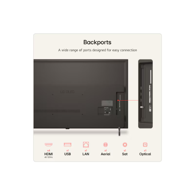 LG 55 inch OLED AI 4K Smart TV - Black | OLED55B6ELC.AEI - Image 11