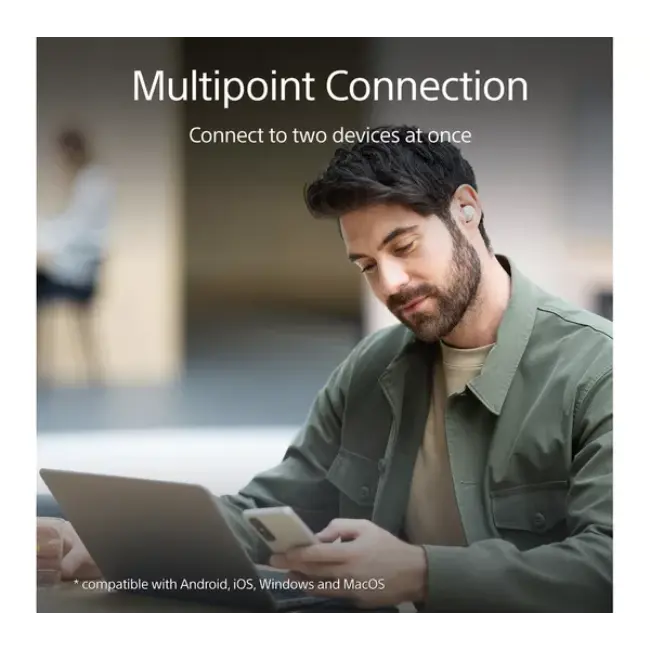 Sony Wireless Noise Cancelling Earbuds | Silver | WF1000XM5SCE7 - Image 6