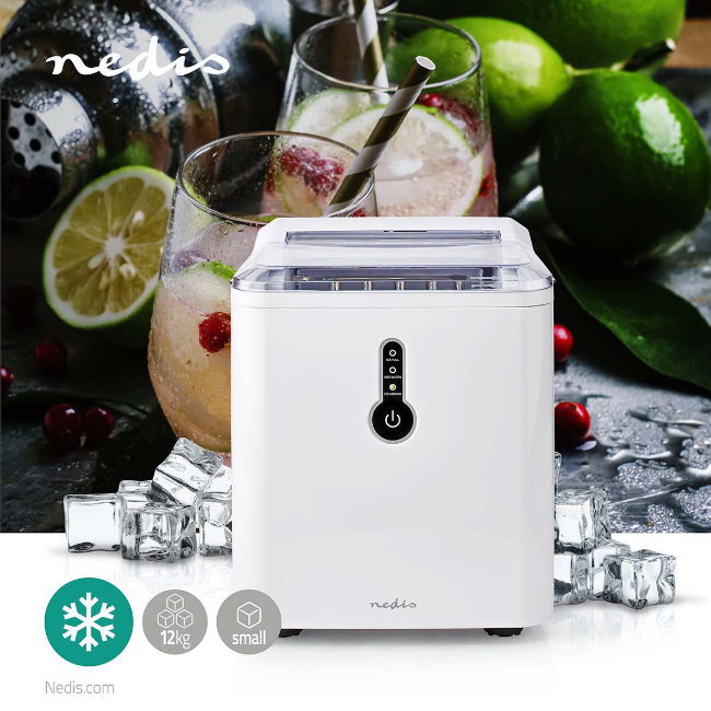 Nedis Ice Cube Maker | 12KG Ice Output | White | 334339 - Image 4
