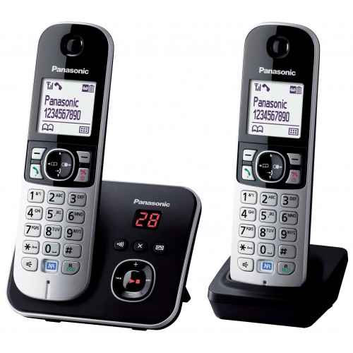 Panasonic Cordless Twin Phone & Answering Machine KXTG 6822 Panasonic Cordless Twin Phone & Answering Machine KXTG 6822