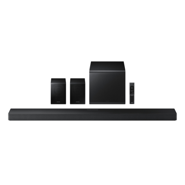 Samsung Q-Series 5.1.2ch Soundbar with Subwoofer & Rear Speakers - Black | HW-QS750F-XU - Image 2