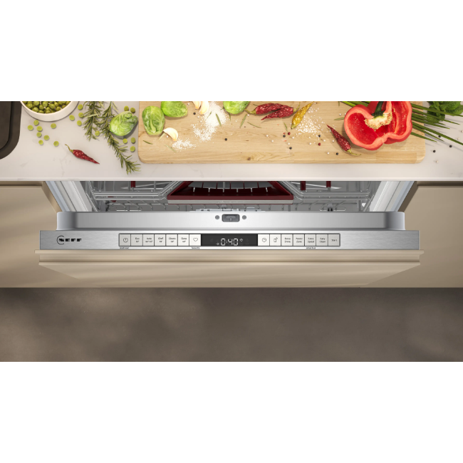 Neff N 70 Fully-Integrated Dishwasher 60 cm - Metal | S187ZCX03G - Image 3