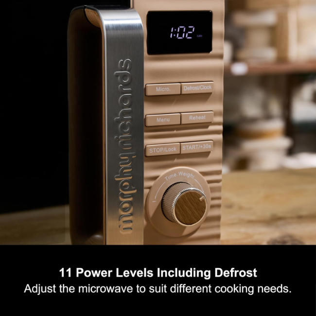 Morphy Richards Clay 20l Digital Microwave | Brown | 512000 - Image 3