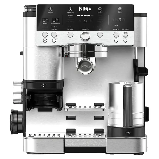 Ninja Luxe Café Premier Espresso Machine | Black & Stainless Steel | ES601UK - Image 2