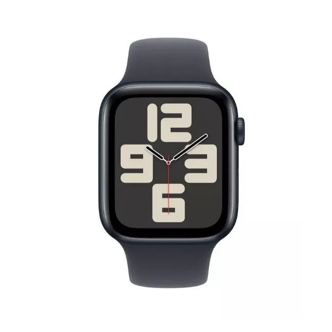 Apple Watch SE (2024) GPS | 44mm | Midnight Aluminium Case with Midnight Sport Band | M/L | MXEK3QA-A - Image 2
