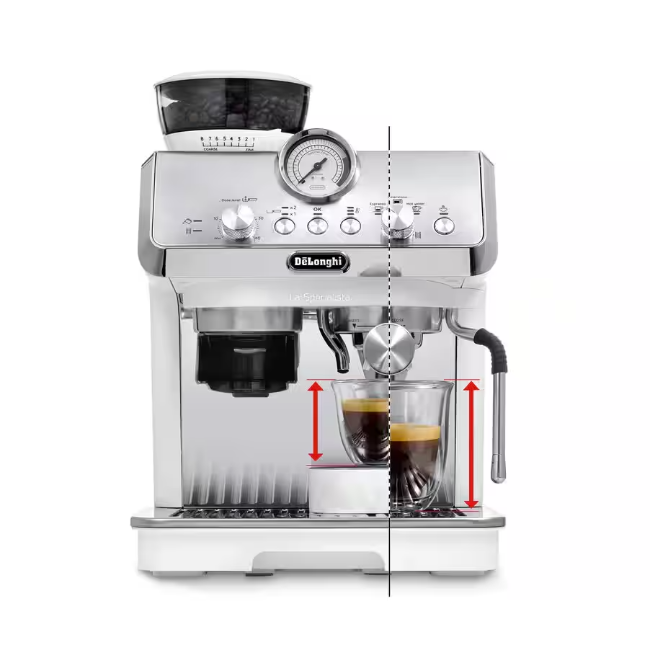 Delonghi La Specialista Arte Coffee Machine - White | EC9155.W - Image 5