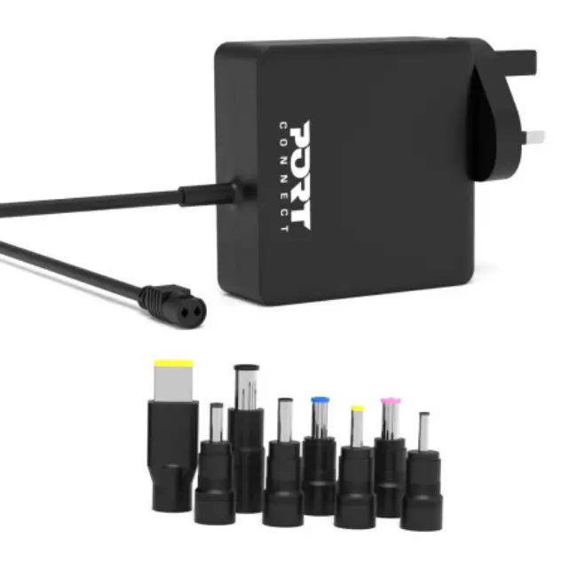 Port 65W Universal Mains Power Supply - Black | 900093B-UK