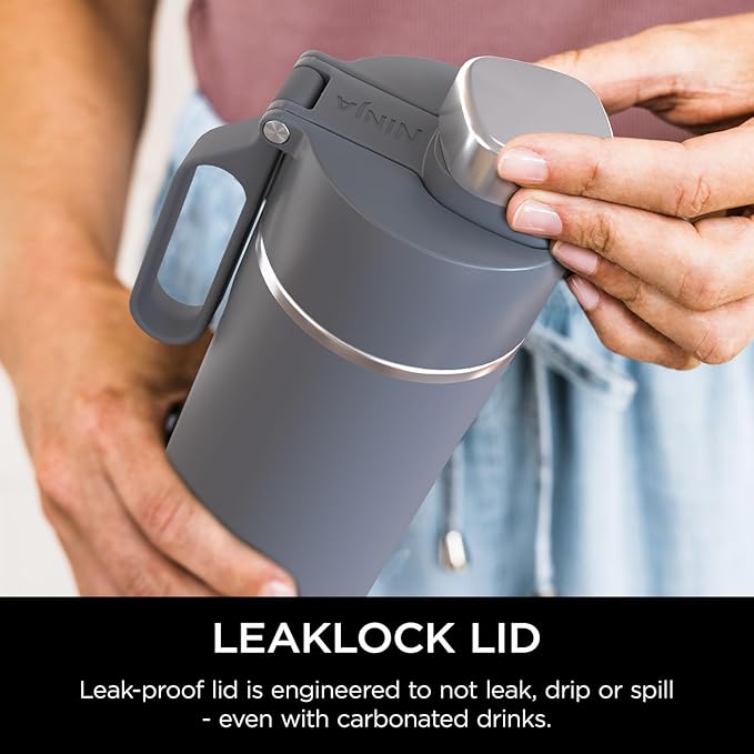 Ninja Thirsti 700ml Travel Bottle - Grey | DW2401EUUKGY - Image 3