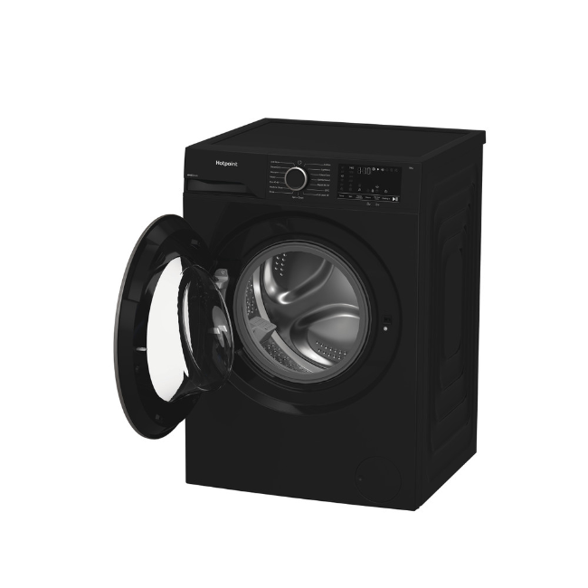 Hotpoint ColourCare Washing Machine 9kg 1400sp - Black | H91BANTISTAINIRE - Image 4