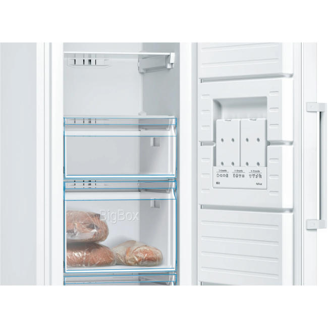 Bosch Series 4 Free-Standing Freezer 186 x 60 - White | GSN36VWEPG - Image 3