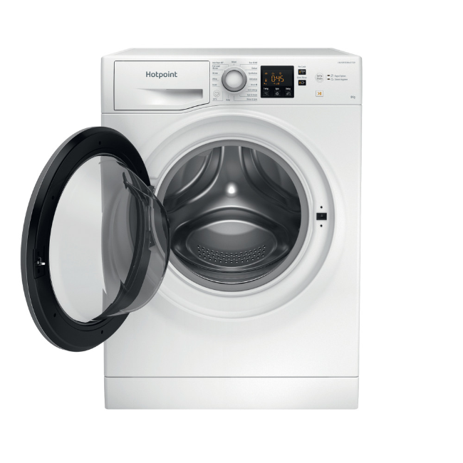Hotpoint Anti-stain Washing Machine - White | NSWE846WSUK - Image 2