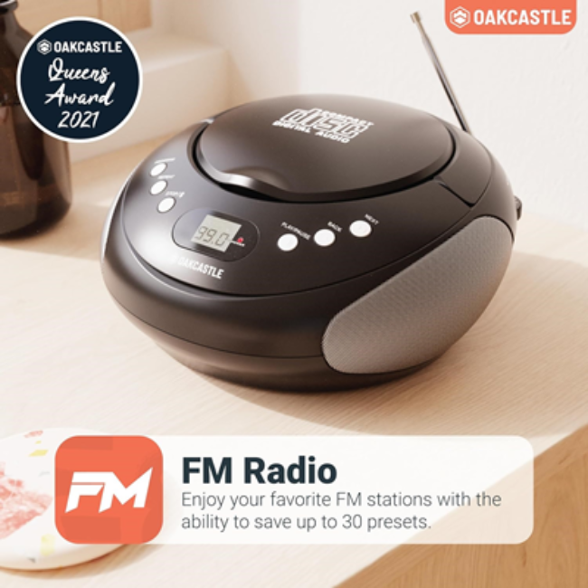 Majority CD250 Portable CD & Radio | Black | 1000002941 - Image 3