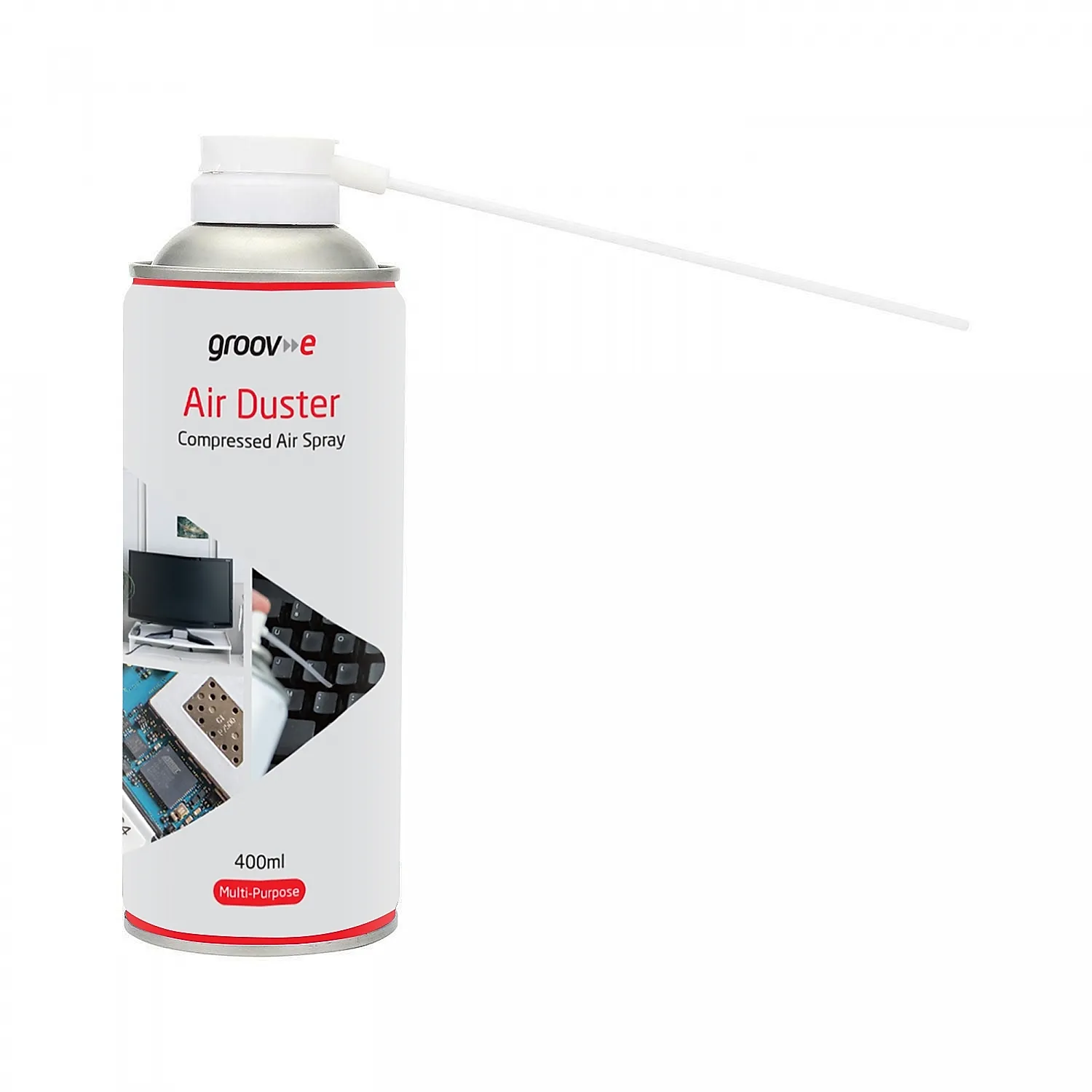 Groove Air Duster | Compressed Air 400ml | GVPC06 - Image 2 Groove Air Duster | Compressed Air 400ml | GVPC06 - Image 2