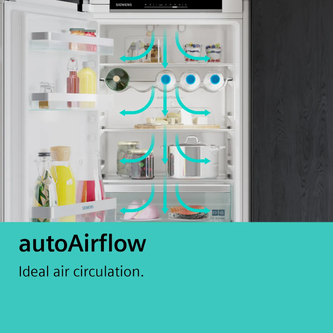 Siemens IQ100 Built-In Fridge-Freezer - White | KI87VNSEOG - Image 8