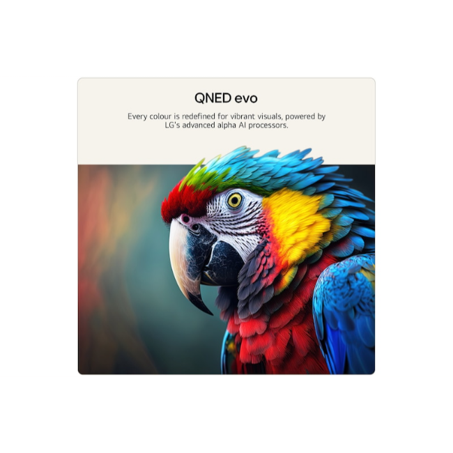 LG 55 inch QNED evo AI Mini LED 4K Smart TV - Black | 55QNED86B6B.AEI - Image 3