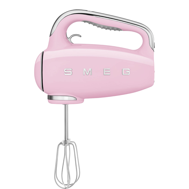 Smeg 50's Style Retro Hand Mixer - Pink | HMF01PKUK
