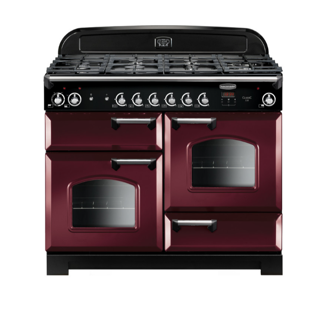 Rangemaster 116800 Classic 110 Duel Fuel - Cranberry Chrome | CLA110DFFCY-C Rangemaster 116800 Classic 110 Duel Fuel - Cranberry Chrome | CLA110DFFCY-C