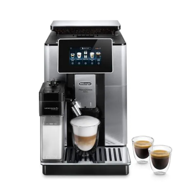 DeLonghi PrimaDonna Soul One Automatic Bean to Cup Coffee Machine | ECAM610.75.MB DeLonghi PrimaDonna Soul One Automatic Bean to Cup Coffee Machine | ECAM610.75.MB