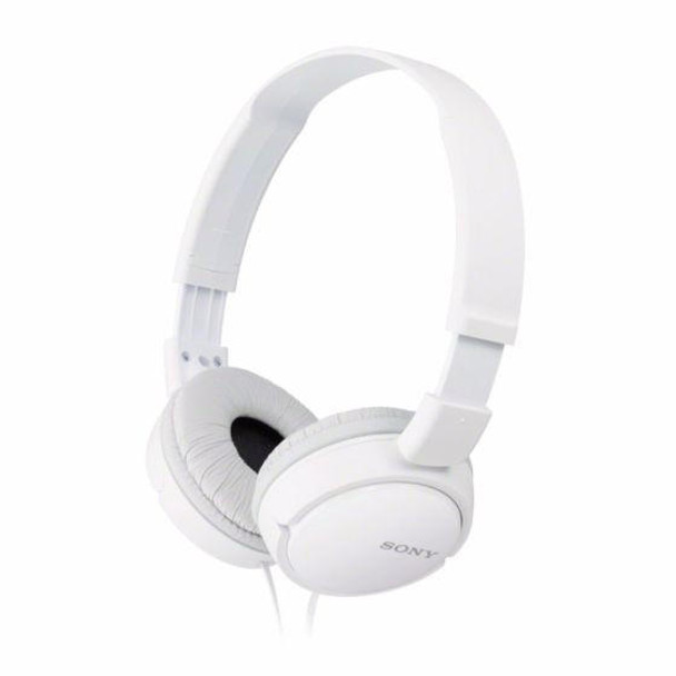 Sony Supra-Aural Closed-Ear Headphone - White | MDRZX110WAE Sony Supra-Aural Closed-Ear Headphone - White | MDRZX110WAE