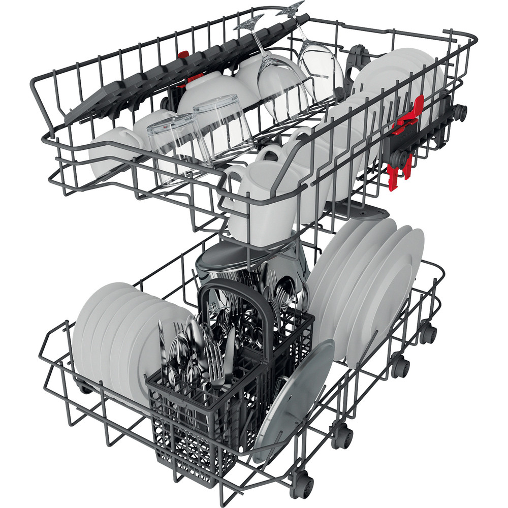 Whirlpool 45cm Slimline Dishwasher - Inox | WF9E2B19XUK - Image 7