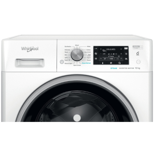 Whirlpool 10kg Washing Machine - White | FFD10489BSVUK - Image 5