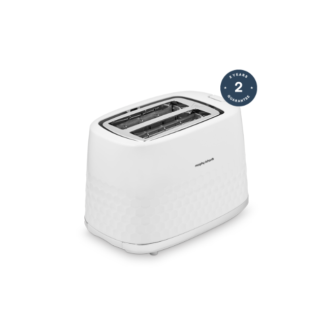 Morphy Richards Hive 2 Slice Toaster - White | 220034 - Image 3