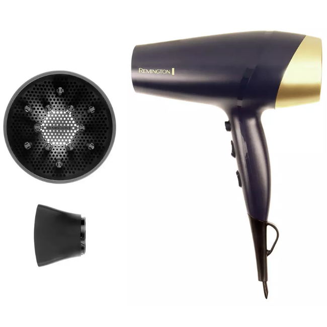 Remington Sapphire Luxe Hair Dryer | Blue & Champagne | D5805 - Image 3