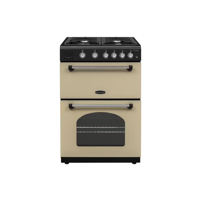Rangemaster Classic 60cm Gas Cooker - Cream | CLA60NGFCR/C Rangemaster Classic 60cm Gas Cooker - Cream | CLA60NGFCR/C