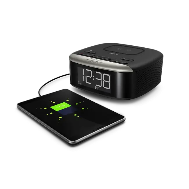 Philips Alarm Clock Radio | Bluetooth FM | Black | TAR7606-10 - Image 3