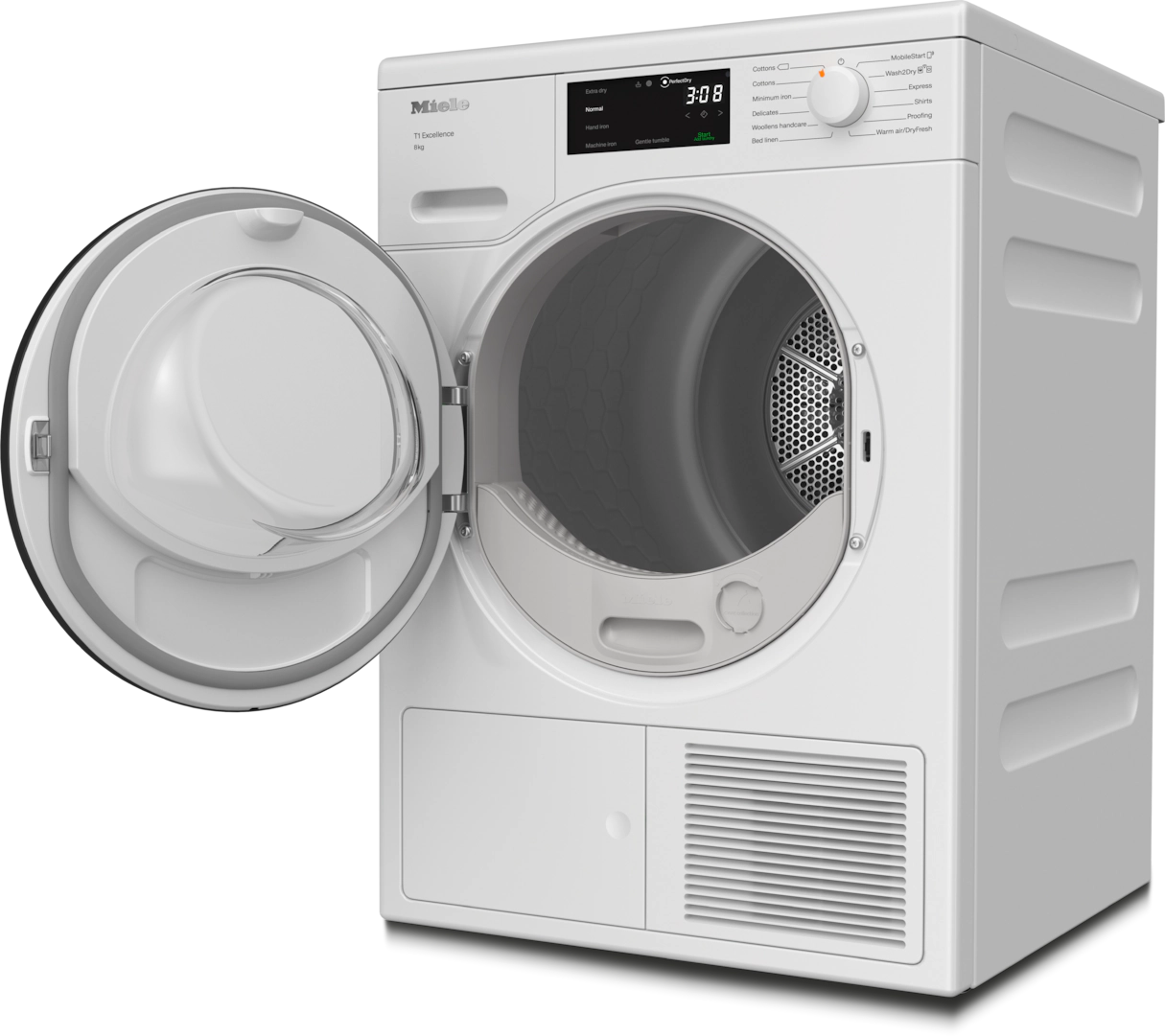 Miele EcoSpeed 8kg Heat Pump Dryer - White | TED265WP - Image 2