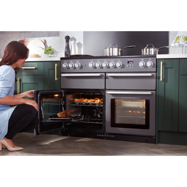 Rangemaster Nexus 110cm Dual Fuel Range Cooker - Slate | NEXSE110DFFSL-C - Image 15