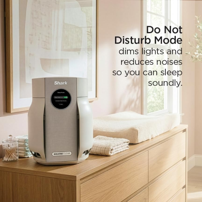 Shark BreatheClear Compact Pro Smart Air Purifier | Dove | HP062UK - Image 4