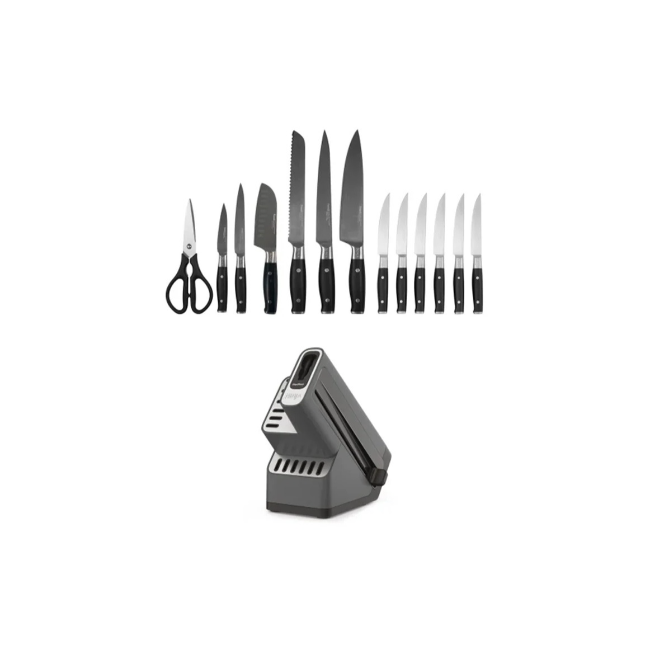Ninja Foodi StaySharp Knife Block with Integrated Sharpener – Deluxe 14-Piece Set | Silver/Black | K32014EUUK - Image 3